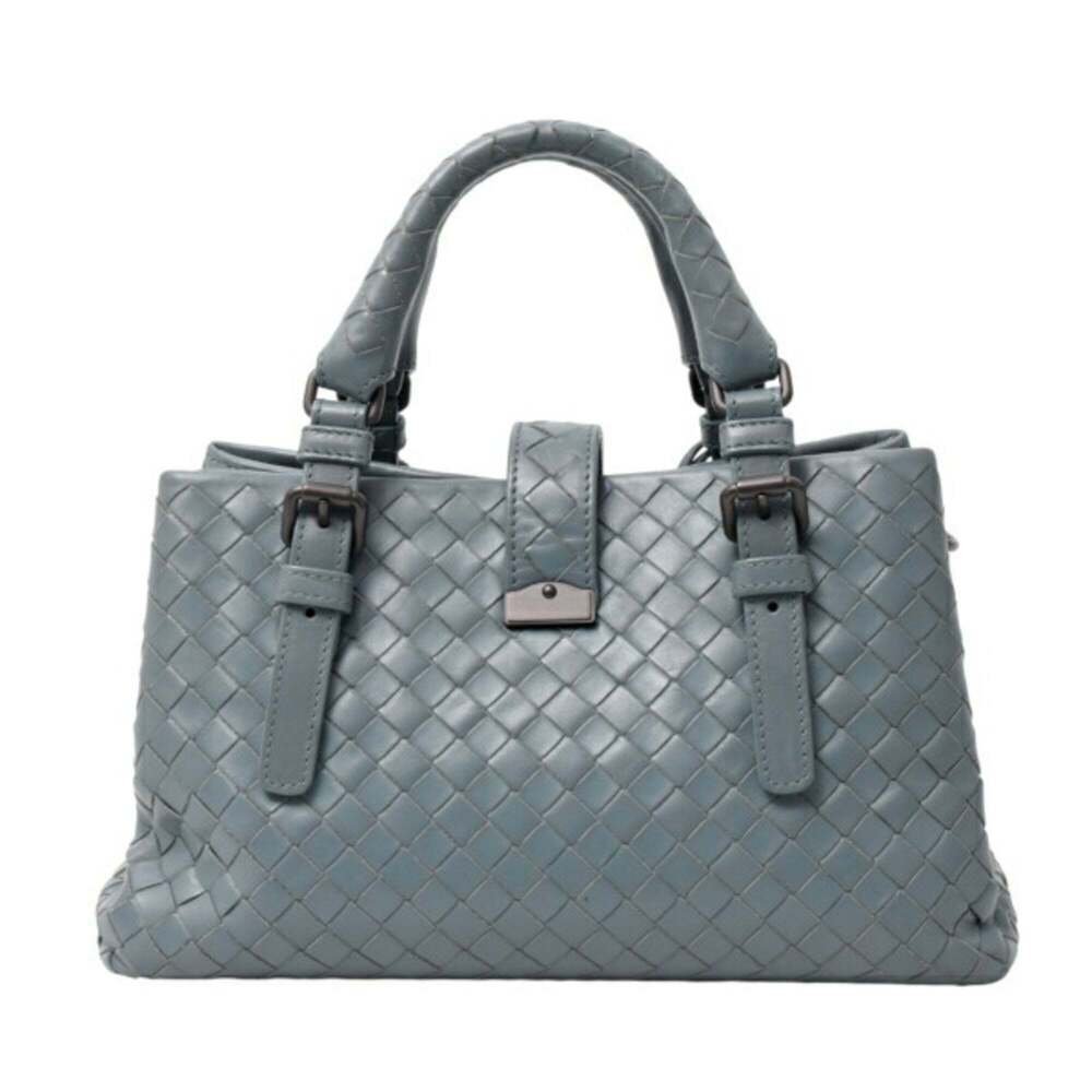 BOTTEGA VENETA Blue Intrecciato Shoulder Bag - Picture 2 of 10